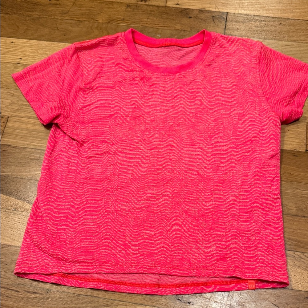 lululemon athletica Kids Pink Short Sleeve Tee